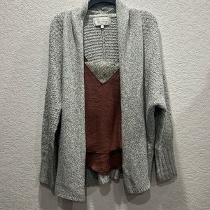 2 piece set: women’s angel of the north xs gray sweater and xs free people cami